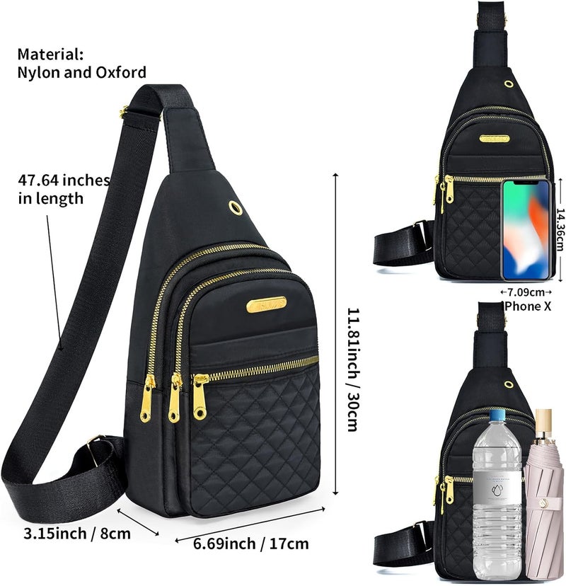 Aisijimo Store Small Sling Bag For Women Men Casual Crossbody Sling Backpack | Small, Casual, Crossbody, Small, Casual, Crossbody - Image 3